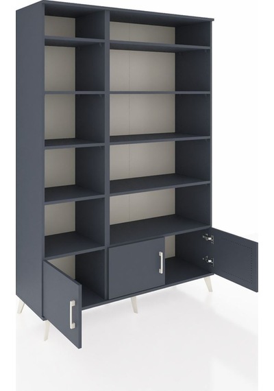 Hyperion Dolap 10 Raflı 3 Kapaklı 132x44x195 Antrasit-antrasit/antrasit Antrasıt/antrasıt - Antrasıt Hyperion Dolap 10 Raflı 3 Kapaklı 132x44x195 Antrasit-antrasit/antrasit Antrasıt/antrasıt - Antrasıt