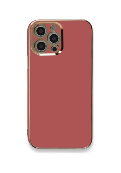 Apple Uyumlu iPhone 12 Pro Max Uyumlu Kılıf Volet Silikon - Kırmızı