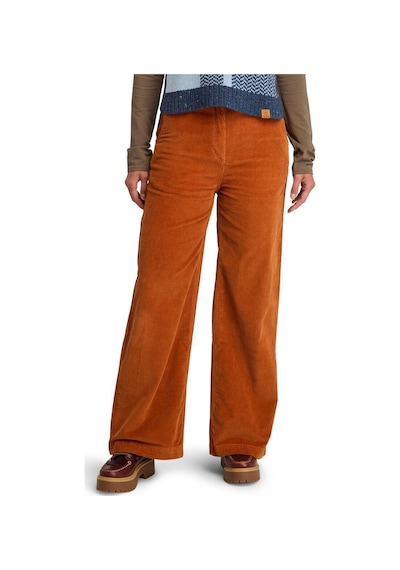 Timberland Corduroy Wıde Leg Pants Bayan Pantolon Tb0a5zvb8881 Kiremit