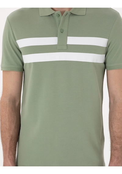 Pierre Cardin Erkek Çağla Tişört 50310154-vr016 Çağla
