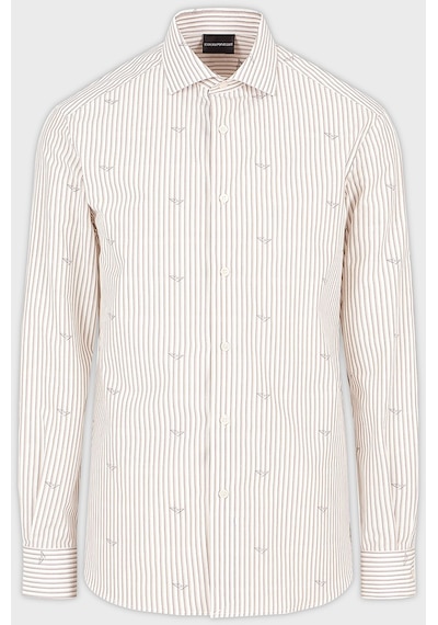 Emporio Armani Erkek Gömlek 3d1c86 1k3lz F1h1 Bej