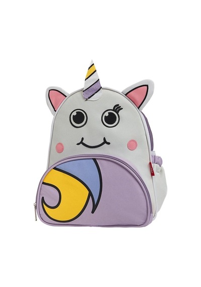 Adalinhome Unicorn Sırt Çantası Beyaz Çok Renkli