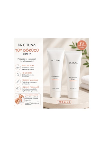 Dr. C. Tuna Tüy Dökücü Krem 100 Ml X 2 Avantaj Paketi