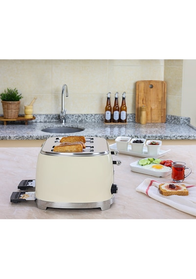 Zilan ZLN1214 1500 W Ekmek Kızartma Makinesi Retro