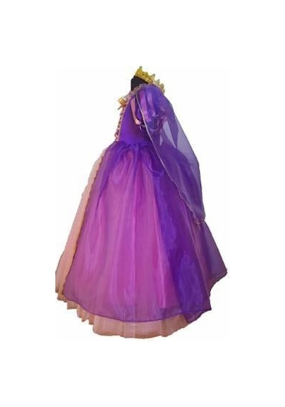 Öykünün Dünyası Rapunzel Kostüm Mor