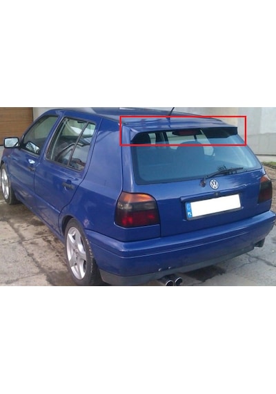 Volkswagen Golf 3 Spoiler Fiber Astarlı