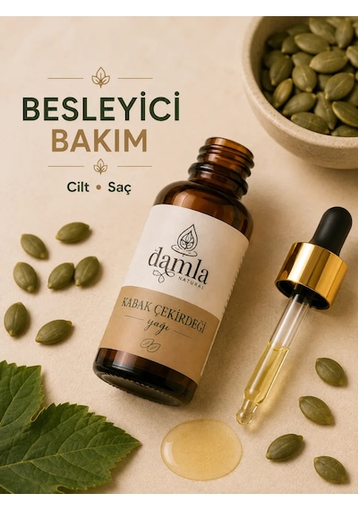 Biodamla Natural Kabak Çekirdeği Yağı 100 Ml