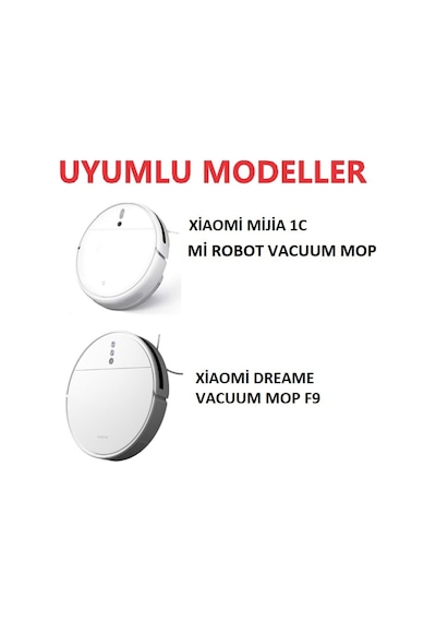 Xiaomi Vacuum Mop 1C- Dreame Vacuum Mop F9 Uyumlu Set