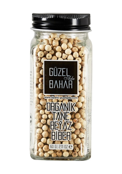 Güzel Ada Organik Tane Beyazbiber 60 G - 3 Adet Tarı