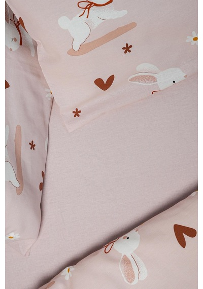 Cotton Collection %100 Pamuk Bebek Nevresim Takımı Bunnies