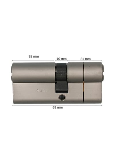 Mul-t-lock Mtl 600 Tuzaklı Bilyalı Kapı Kilidi 69 Mm