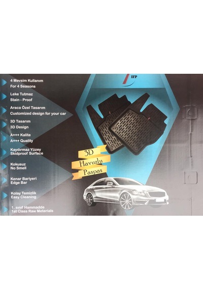 Renault Megane 4 2016 Sonrası 3D Havuzlu Paspas