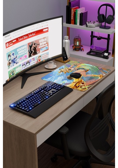 Xilonen Genshin Impact Anime Gacha V3 - 48x40 Xl Gaming Mouse Pad Fare Altlığı