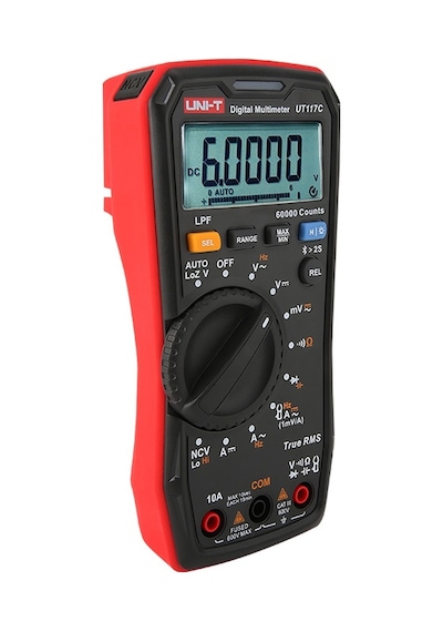 Uni-T UT117C AC/DC 600V 10A Yüksek Hassasiyetli True Rms Dijital Multimetre