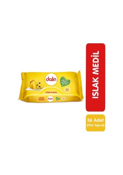 Dalin Islak Havlu Mendil 56x36 2016 Yaprak