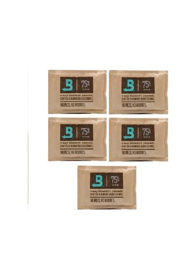 Boveda 75 60g Humidor Puro Kutusu Nemlendirici 5li Ekonomik Paket
