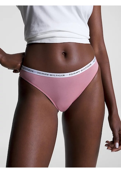 Tommy Hilfiger Kadın Marka Logılu Elastik Bantlı Organik Pamuklu Günlük Kullanımlı Siyah-pembe-koyukrem Külot Uw0uw02829 0r1 Tommy Hilfiger Kadın Marka Logılu Elastik Bantlı Organik Pamuklu Günlük Kullanımlı Siyah-pembe-koyukrem Külot Uw0uw02829 0r1