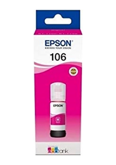 Epson 106 Magenta Kırmızı Şişe Mürekkep T00r340 L7160-7180 Diğer