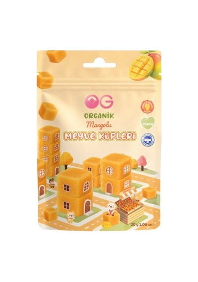 Og Natural Organik Mangolu Meyve Küpleri 30gr Diğer