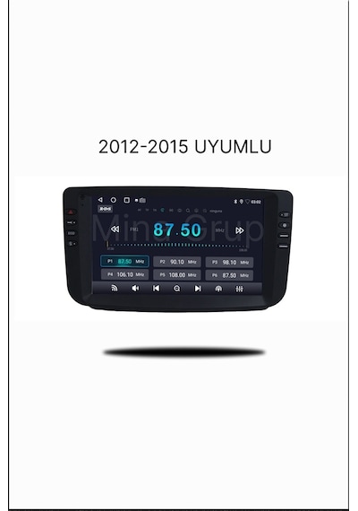 Snp Serisi Fiat Linea Punto Yeni Göğüs Uyumlu 9 İnç 4-64 Gb Multimedya Geri Görüş Kamera li 9"