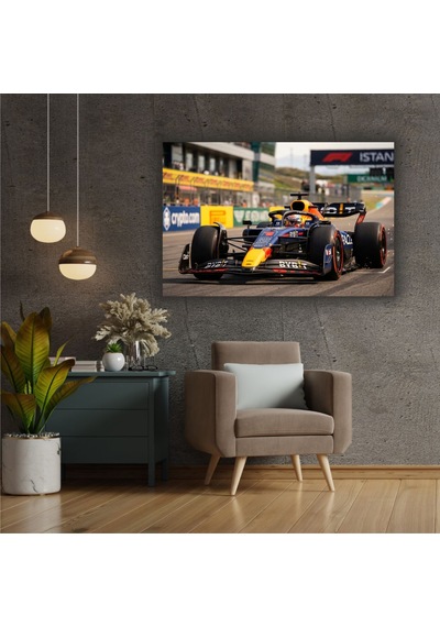 Formula 1 Motors Temalı Dekoratif Cam Tablo -25