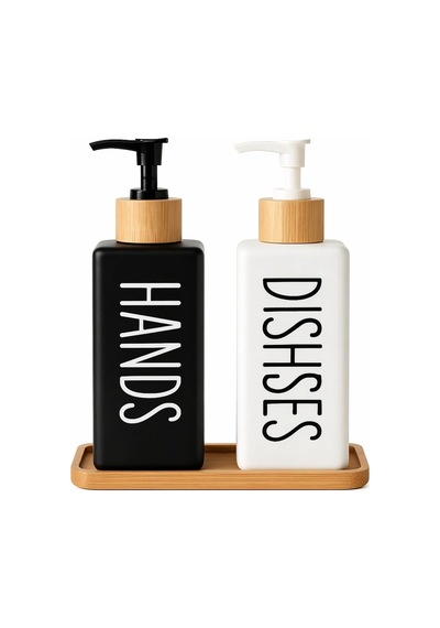 Minimalist Bambu Tepsili Siyah Beyaz Sabunluk Ve Deterjan Dispenser Seti, Mutfak, Banyo Ve Lavabo İçin Şık, Dayanıklı, Kaymaz Tabanlı, Geniş Ağızlı, Kolay Dolumlu Sıvı Sabunluk & Bulaşık Deterjan Şiş 000 Açık Krem Minimalist Bambu Tepsili Siyah Beyaz Sabunluk Ve Deterjan Dispenser Seti, Mutfak, Banyo Ve Lavabo İçin Şık, Dayanıklı, Kaymaz Tabanlı, Geniş Ağızlı, Kolay Dolumlu Sıvı Sabunluk & Bulaşık Deterjan Şiş 000 Açık Krem