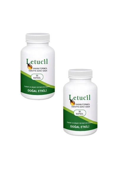 Letucil 30'lu Biberiye&yeşil Çayın Etkisiyle Destekleyici Ürün X 2 Adet