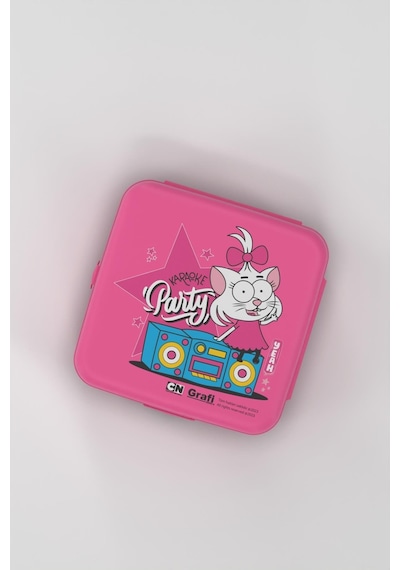 Renga Leya Kral Şakir Canan Desenli Pp Çocuk Beslenme Kabı 222052 Pembe Pembe