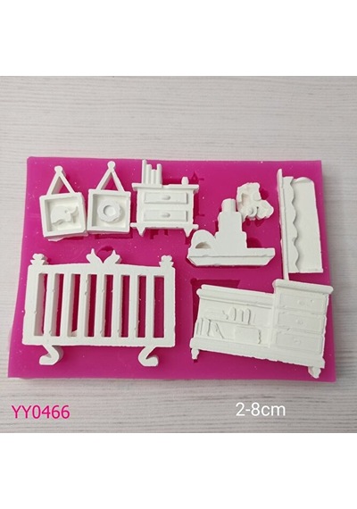 Yy0466 Minyatür Bebek Odası Objeleri Silikon Kalıp