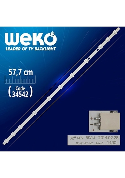 Vestel Uyumlu 32Fb5000 .32Hb5000.32Ha7000 Led Bar Takımı