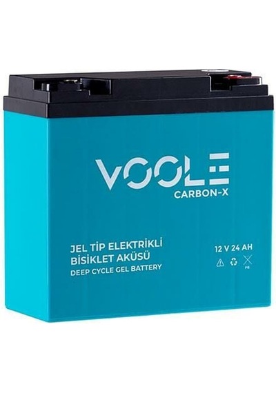 Voole 12 Volt 24 Amper Jel Motosiklet Aküsü Ölçüler 181 77 170 Mm. 6.6 Kg