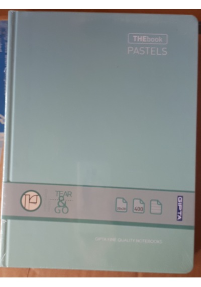 Gıpta Defter Çizgili 400 Yaprak 20x28 CM Sert Kapak Sayfa Kenarı 4 Renk N11.1095