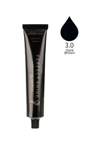 Perfect Shine Permanent Profesyonel Saç Boyası 100 ML Yoğun Koyu Kahve/Bitter Çikolata Natural
