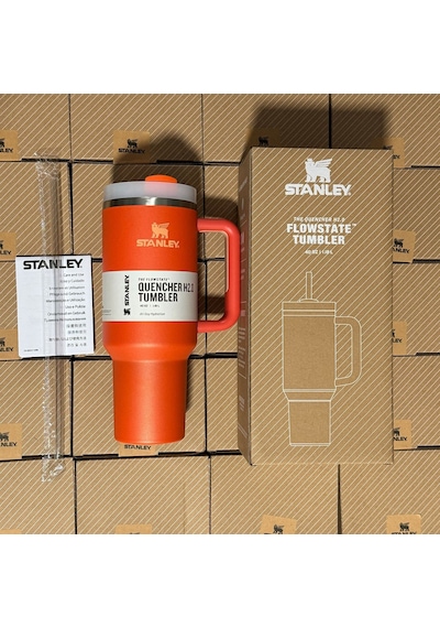 Stanley Quencher H2.0 Tumbler Termos Pipetli Bardak 1.18 Lt Portakal