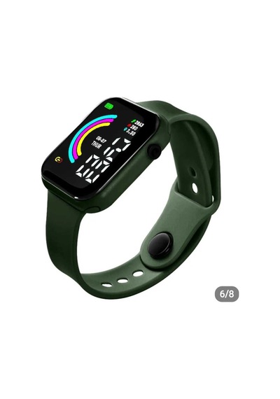 Yeşil Su Geçirmez Watch Saat Akıllı Saat Değildir Haki Yeşil - 599272955