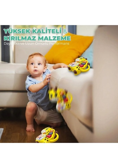 Eğitici Müzikli Ve Işıklı İnteraktif Zürafa Bebek Oyuncağı - Ayarlanabilir Sesli, Bpa İçermez