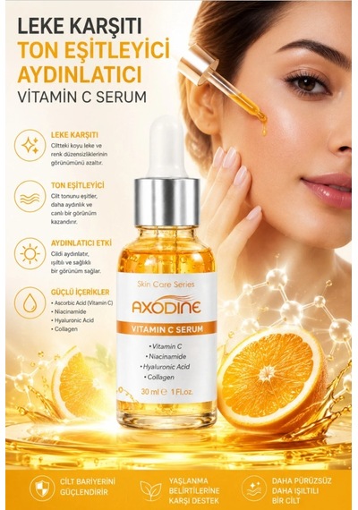 Axodine C Vitamini Aydınlatıcı ve Ton Eşitleyici Bakım Serumu 30 ML