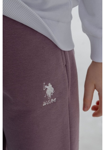 U.S. Polo Assn. Kız Çocuk Nakışlı Beyaz Uzun Kol Eşofman Takımı Us2700-c-v1 Us2700-c-v1