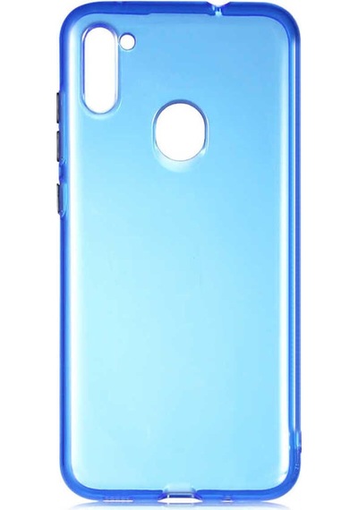 Galaxy M11 Kılıf Zore Bistro Kapak Mavi