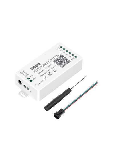Sp801e Pixel Şerit Led Kontrol Ve Matrix Wi-fi Led Kontrol Denetleyici Kutusu Ws2811-ws2812b