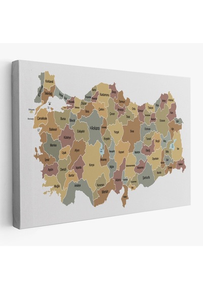 Es10 Dekoratif İstanbul Kız Kulesi Kanvas Tablo (95 x 165) HS-3134-3