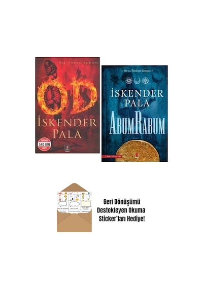 Od Abum Rabum 2 Kitap Set İskender Pala + Okuma Sticker'ları