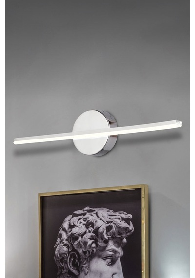 Pl 06 Model Krom 3 Renkli Koridor Ve Mutfak İçin İdeal Aplik Alüminyum Avize, 45x10 Krom