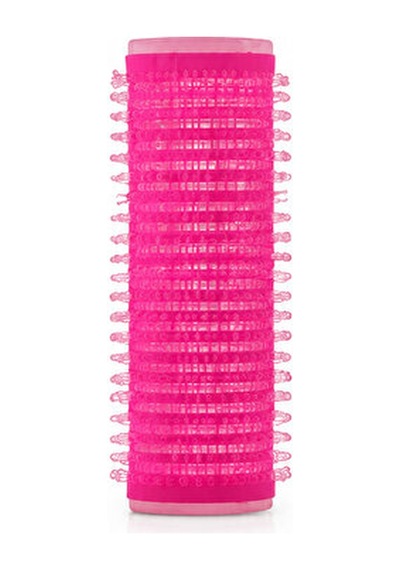Profesyonel Cırtlı Bigudi 20 Mm 2 Cm 12'li Set - Yapışkanlı Saç Bigudisi Pembe Mini Boy