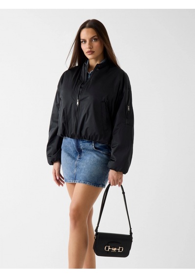 Guess Janie Dönüştürülebilir Kapaklı Kadın Siyah Çapraz Çanta Hwvg9910210-bla
