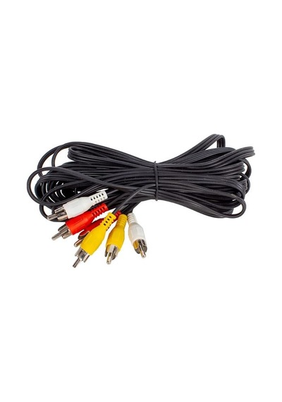 Elektromrer 3 Rca + 3 Rca 10 Metre Kalın Kablo