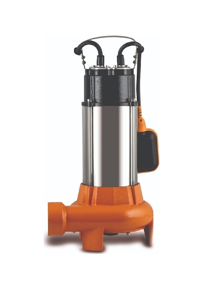 Drenaj Logar Atık Dalgıç Su Pompası Motoru - Bıçaklı Parçalayıcı Drenaj 1 Hp