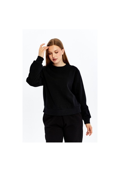 Defys Kadın Basic Sweat Siyah