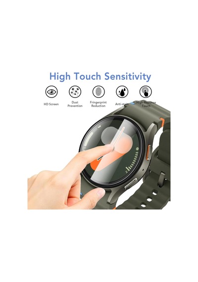 Samsung Galaxy Uyumlu Watch 7 44mm Kolay Uygulama Aparatlı Cam Ekran Koruyucu
