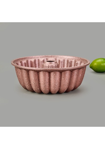 Kitchen Nirvana Kalın Dilimli Kek Kalıbı - Pembe - 24 Cm Çok Renkli